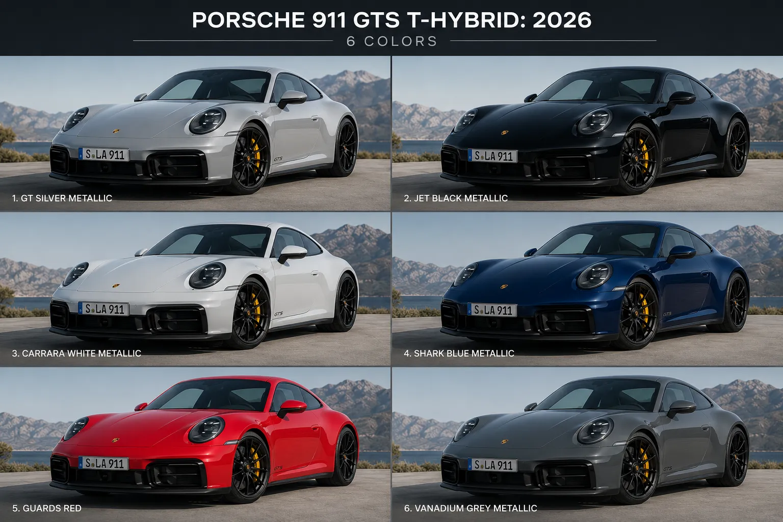 Porsche 911 GTS T-Hybrid: el bóxer más puro se electrifica